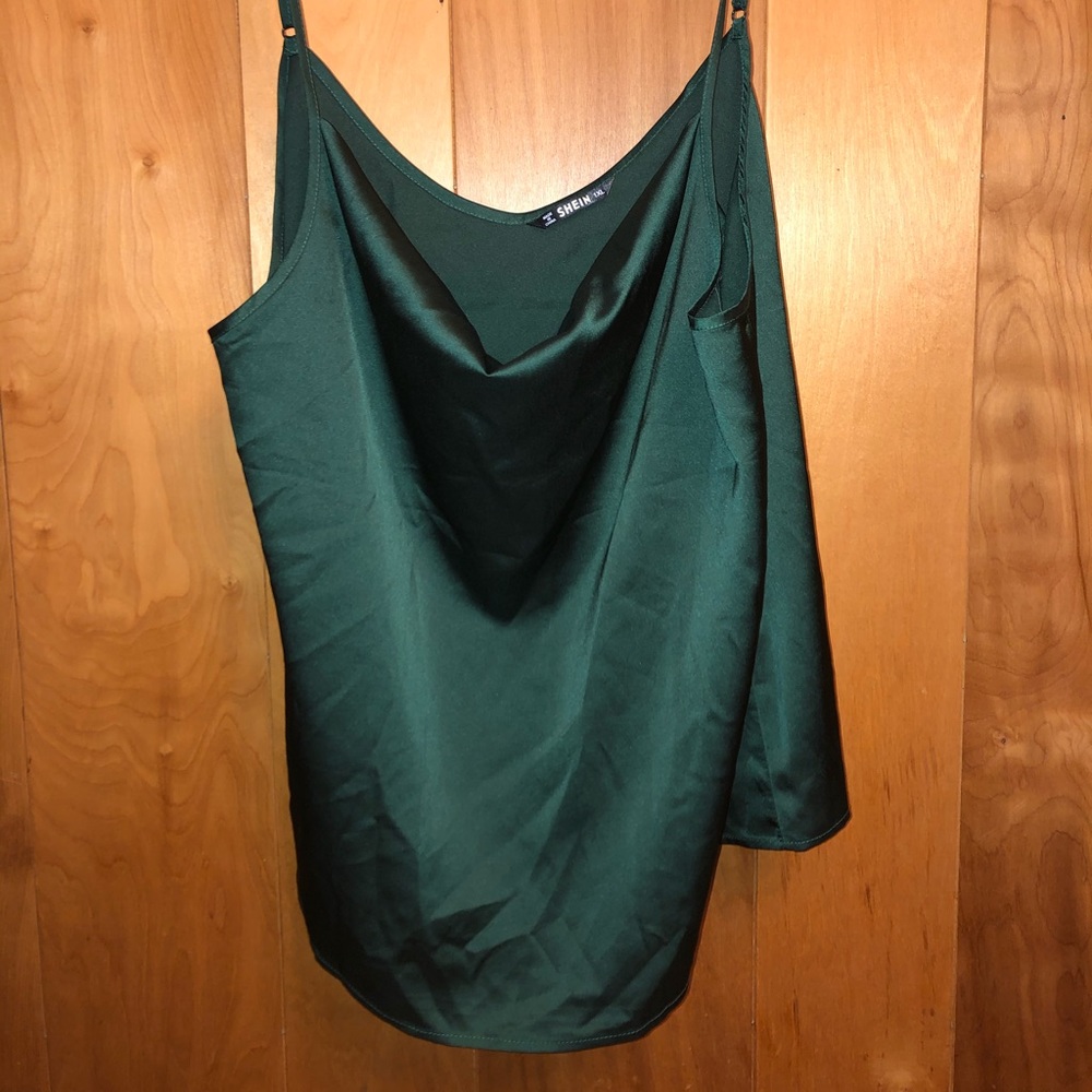 Green tank top